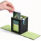 ZLCA MTG Deck Box mit Commander Display, Magnetic Sammelkarten Box für 100+ hüllen Karten, Premium Karten Aufbewahrungsbox mit 2 kartentrenner 1 Toploader Kompatibel mit Trading Cards (Black&Green)