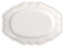 Villeroy & Boch Manoir Fuente, 37 cm, Porcelana Premium, Blanco