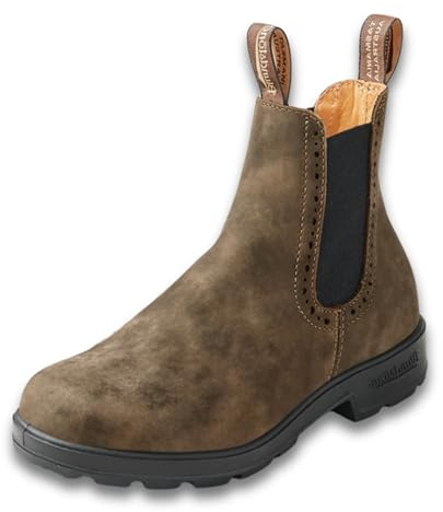 Blundstone 1351 Women's Original High Top Chelsea Boots with Cushioned Midsole and Premium Water Resistant Leather, Rustic Brown, 9 US Women / 6 AU