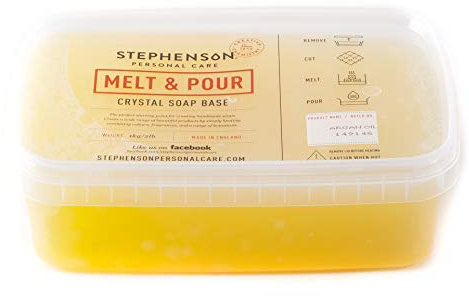 Base de Savon Melt and pour - Huile d'argan SLES & SLS Free - 1Kg