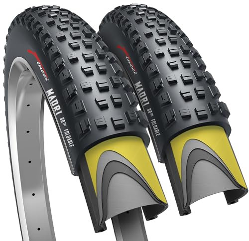 Fincci Fahrradreifen 29 Zoll - Paar 29x2.25 Reifen mit 1 mm Pannenschutz - Fahrradmantel 29 Zoll x 2,25 57-622 für Rennrad, Mountainbike,E Bike, Hybrid Fahrrad, Sporträder