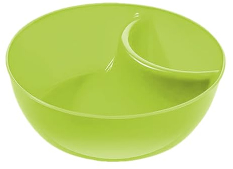 Sisting Prevention Série Bowl, Snacks and Dip Bowls -Serial N Serving Snack Bowl -Tip Bowl with Dip Section, Minute E -Percent Snack Assiette, Accumulated Sauce Dip Dish, Combo of Soup and Sandwich