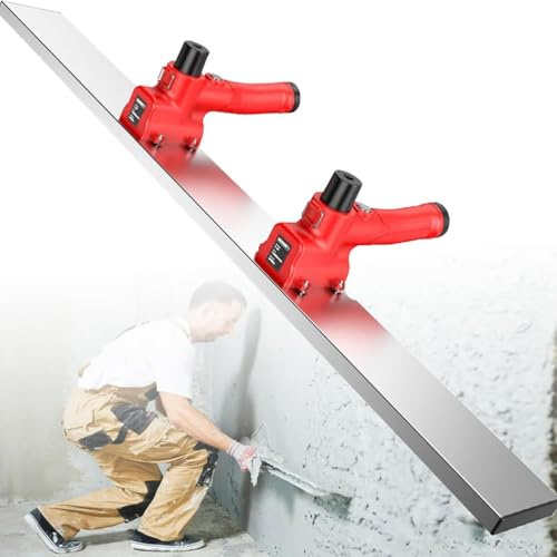 Macchina Vibrante per Massetti in Calcestruzzo,Utensili per Il Cemento,Massetto Elettrico in Calcestruzzo,Pannello in Acciaio Inossidabile,per Calcestruzzo