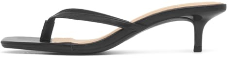 TRUFFLE Collection Dua Women's Black Heeled Sandal