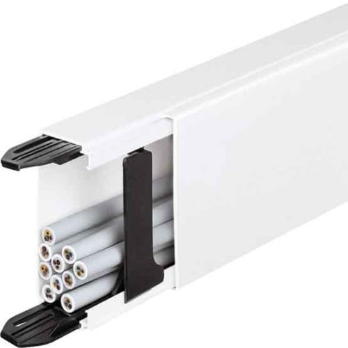 Hager LF3003009010 Bandeja porta - Cable (Bandeja portacables recta, 720 mm², PVC, Blanco, EN50085-2-1, 30 mm)