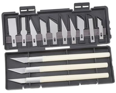 STOBOK 1 Set Set di da Intaglio Multiuso per Hobby di Precisione da Taglio per Hobby Artigianali di Precisione Acciaio Inox e ABS