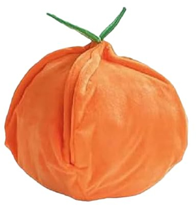 Genérico Tappeto per cani sniffe, tappeto per annusare cani | Arancione Pet Sniffing Pad | Padena cigolante in peluche con carta ondulata per il lavoro di aroma di stimolazione mentale