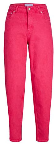 JJXX Jxlisbon Mom HW Jeans AKM Noos, Bright Rose, 24W x 30L para Mujer