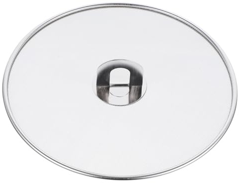 FUNOMOCYA Couvercle Anti-éclaboussures D'huile en Filet INOX 25 Cm, Revêtement Résistant, Compatible Poêle, Protection Cuisson Maison, Ustensile Anti-Projections De Graisse Pratique