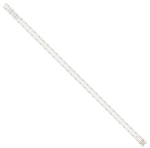 FVGVKAMALL LED Backlight Lamp Strip Compatible with Samsung Louvre 49 Un49k5300 UE49K5100 CY-FK049BNEV3H BN95-03721A V6LF_490DKA_LED31 490SFB 490SFA(1set 2pcs,No Aluminum Shell)