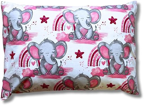 Natura – Cuscino erbe per bambini 50 x 34 cm con farro e 9 erbe | rivestimento in cotone biologico | elefante | per un sonno tranquillo | idea regalo