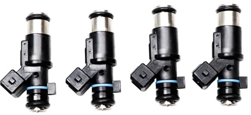 Luotahric 4 Piezas Inyector de Combustible 1984.E0 1984E0 Compatible con 1.4 Berlingo C2 C3 Xsara 206 306 307 1007 Partner 0280156357 FI1042 01F002A 3480