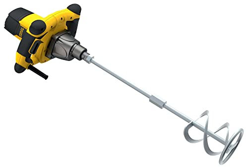 STANLEY FME190-Qs - Malaxeur 1600W - Vitesse Variable - Hélice 140Mm - Double Poignée Avec Revêtement Grip - Livré Avec Une Hélice M14 Diamètre140Mm - Gamme FATMAX Plus Robuste Et Ergonomique