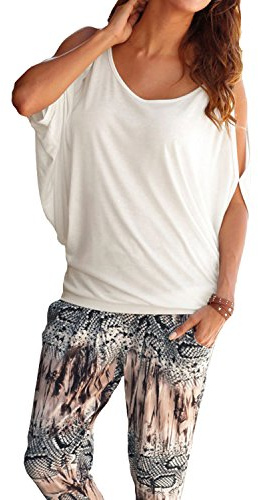 365-Shopping® Japan Style från Ladies Top T – Shirt Bluse Longshirt Tanktallrik övre del