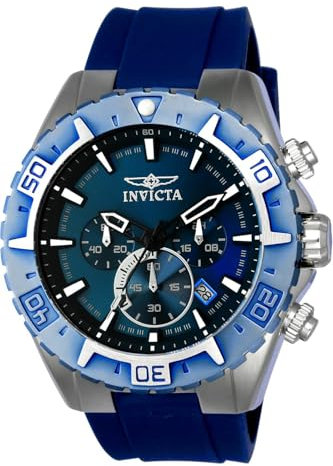Invicta Aviator Edelstahl Herren Quarzuhrwerk - 49mm