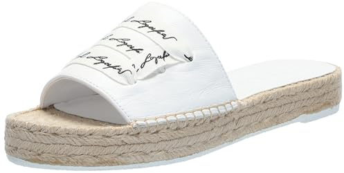KARL LAGERFELD Paris Women's Shoes Slide,Bright White,55