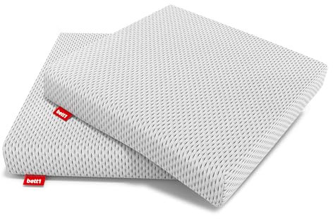Bodyguard bett1 Sitzkissen 40x40 cm (Doppelpack, hohe Stützkraft beim Sitzen, luftdurchlässiger Bezug waschbar bis 60 °C)