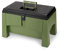 Yolco ST2GREEN, Escalera de Camping y Caja de Almacenamiento para Autocaravana, Green