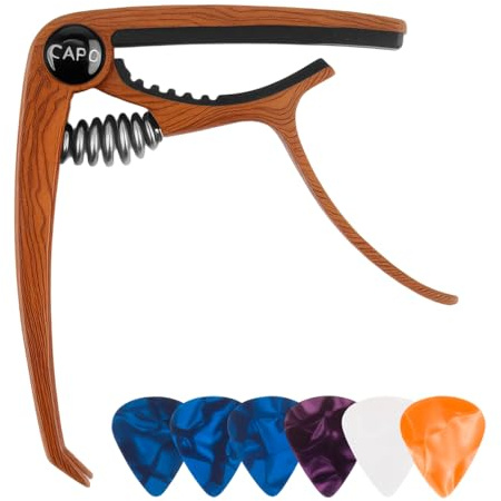 Cejilla Guitarra Española, Guitarra de Guitarra Incluida, Tapa de Aleación Plana, Ajuste Perfecto Para Cuerda de Guitarra Clásica, Protección Y Durabilidad Garantizadas