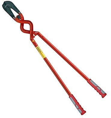 VBW Bolzenschneider 1000 mm (Ecktiefschneider, Trennleistung bis 48 HRC, Messer-/Rohrkopf aus Spezialstahl, Zwei-Komponenten Griff, Schere mit Pufferzone) 434025