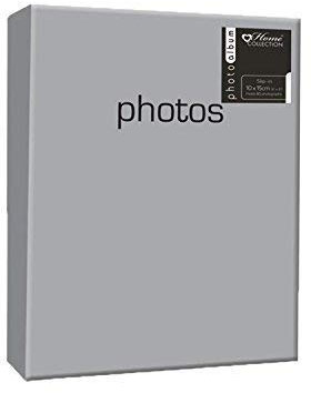 Silver Slip In Photo Album 200 Capacity With Memo Area 4 x 6