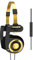 Koss Porta Pro Limited Edition Black Gold On-Ear Headphones, in-Line Microphone, Volume Control and Touch Remote Control, Includes Hard Carrying Case, Wired with 3.5mm Plug, Black and Gold