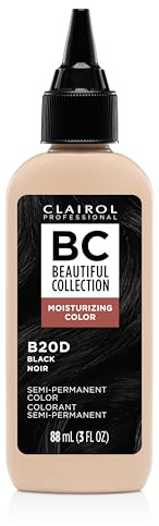 Clairol Professional Beautiful Collection Hair Color, 20D Black, 3 Fl Oz - Packaging May Vary