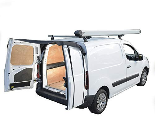 UK Custom Covers BDC509 Tailored Rear Barn Door Awning Cover Black - To Fit Citroen Berlingo 2008 Onwards