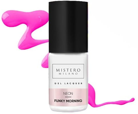 Mistero Milano Nagellack UV Neon – Led Nagellack – UV Nagellack – Hybrid Neon Nagellack – 7ml Funky Morning