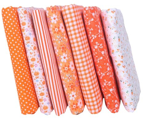 Fat Quarters Fabric Bundles 14Pcs Cotton Patchwork 25x25cm Cotton Fabric DIY Making Supplies Fat Quarters Quilting Bundles for DIY Sewing Scrapbooking Quilting