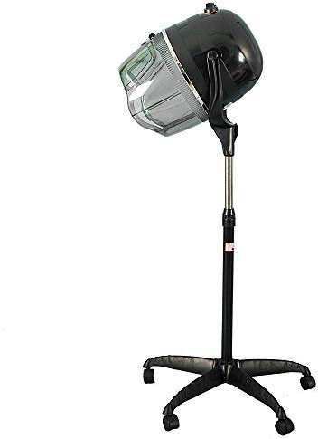 Sanqiao Professional Hair Dryer Hood, Portable Floor Stand Hairdryer with Timer & Temperature Control, Hairdresser Styling for Home and Salon (Black) 950W