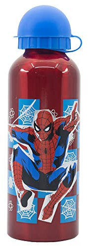 Stor BOUTEILLE EN ALUMINIUM POUR ENFANTS DE 530 ML | SPIDERMAN ARACHNID GRID