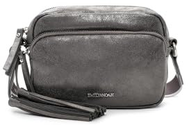 Emily & Noah Umhängetasche E&N Belli 64560 Damen Handtaschen Uni darksilver 833