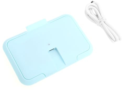 MUELODSIC Scalda Salviette Umidificate per Portatile Temperatura Costante Riscaldatore Bagnato e Auto Protezione Delicata Design Consumo Energetico Confezione Blu