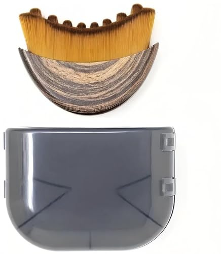 Lymphatic Drainage Brush,Maslasee Face Brush Lymphatic Drainage，Portable Dry for Face and Body - Gentle Massager for Jawline Contouring, Includes Travel Case