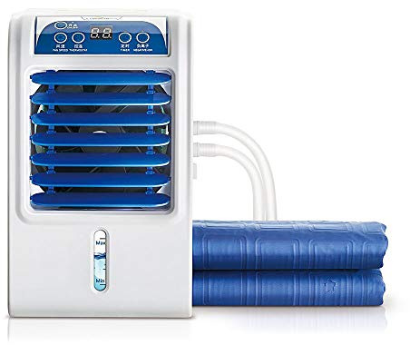 Colchón de agua de refrigeración, almohadilla enfriadora, colchón de hielo, sistema de acondicionamiento de cama de refrigeración, para el hogar, dormitorio, apartamento y albergue, fresco en verano