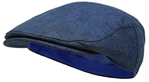 La Sammy - Gorra Plana de Lino Irlandés - Oscuridad M