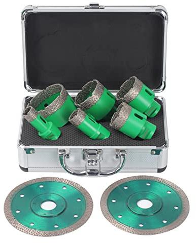 Snowtaros 6 PCS Broca de Diamante + 2 Disco de Corte