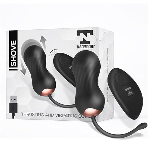 Tardenoche Balas y Huevos Vibradores Marca Shove Huevo con Movimiento Thrusting y Vibrador con Control Remoto