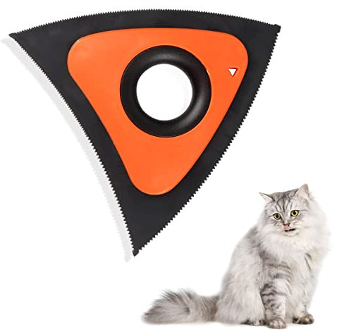 Spazzola per Eliminare i Peli del Cane, Hillylolly Mini Depilatore Portatile per Cani e Gatti, Spazzola Peli Gatto Silicone, Spazzola Togli Peli Animali per Divano/Tappeti/Mobili/Auto/Letti
