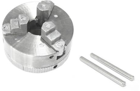 Uxsjakjsd 1Set 3-Backen-Drehfutter für Manuelle Drehbank mit Werkzeugzubehör 3-Backen-Drehbankfutter Z011 Manuelles Drehbankfutter Mini-Maschinenfutter