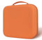 Linkidea Electric Lunch Box Carrying Case Compatible with Crock Pot, DUPASU, Aotto, LUNCHEAZE, Hard Shell Heated Lunch Box Bag with Space for Cable (Orange)
