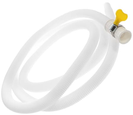 LOEFLIFA 5m Manguera De Desagüe Flexible para Aire Acondicionado De Tubo De Drenaje Resistente Al Sol con Abrazadera Compatible Mayoría De Sistemas De Refrigeración y Deshumidificadores