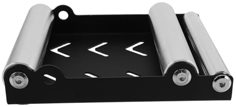 Warmhm Adjustable Motorcycle Maintenance Stand for Chain and Tire Cleaning Portable Wheel Roller Support Tool for Efficient Bike Chain Care and Easy Motorcycle Cleaning Tasks