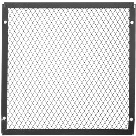 Veemoon Grille de protection avant pour chauffage 20 x 20 cm, en acier inoxydable - Protection anti-poussière pour chauffage d'appoint portable