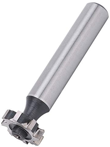 Cortador de ranuras en T con mango recto HSS para llave de Woodruff, cortador de fresado para ranuras en T, herramienta métrica de 4x16x10 mm para carpintería en madera CNC en