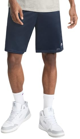 Champion Men's Long Mesh Short with Pockets Navy