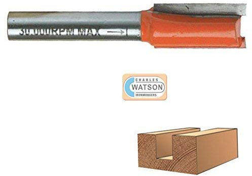 Straight Metric Router Woodworking Cutter Bit - 1/2 Inch Shank 10 X 25MM