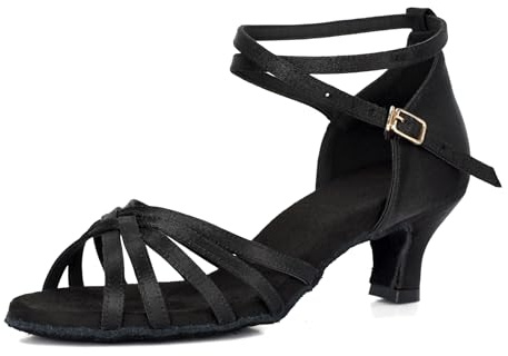 VASHCAME-Chaussures a Talons Hauts de Danse Latine Sandales pour Femme