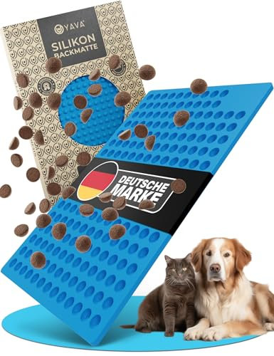 YAVA® medium Halbkugel (1,5cm) Backmatte Hundekekse, Premium Silikon Backmatte für Hundeleckerli, Hundekekse Backform, Leckerli Backmatte für Hunde, Backmatten für Hundeleckerlies, BPA-frei (Türkis)